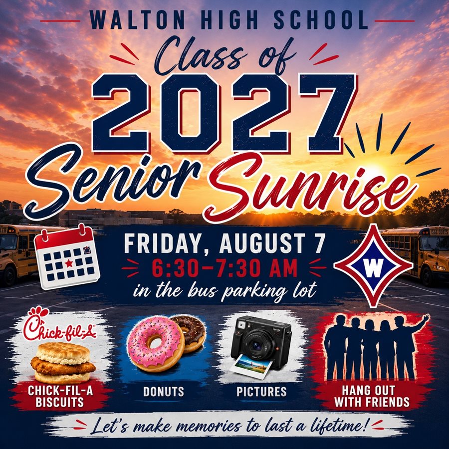 Senior Sunrise Invitation Class of 2027