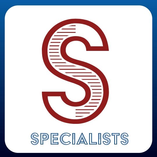 Square with the text S and Specialists