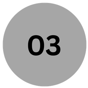 circle with number 3
