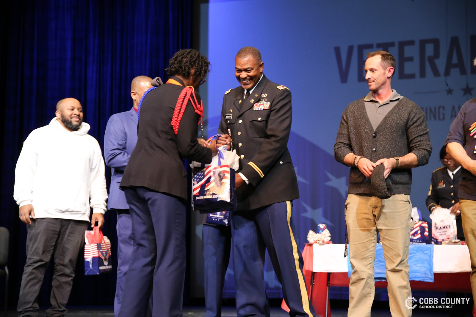 Veterans Day Ceremony at South Cobb High School