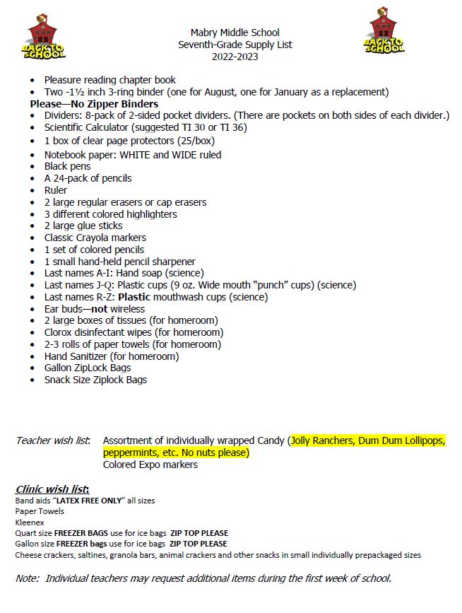 7th Grade Supply List.JPG