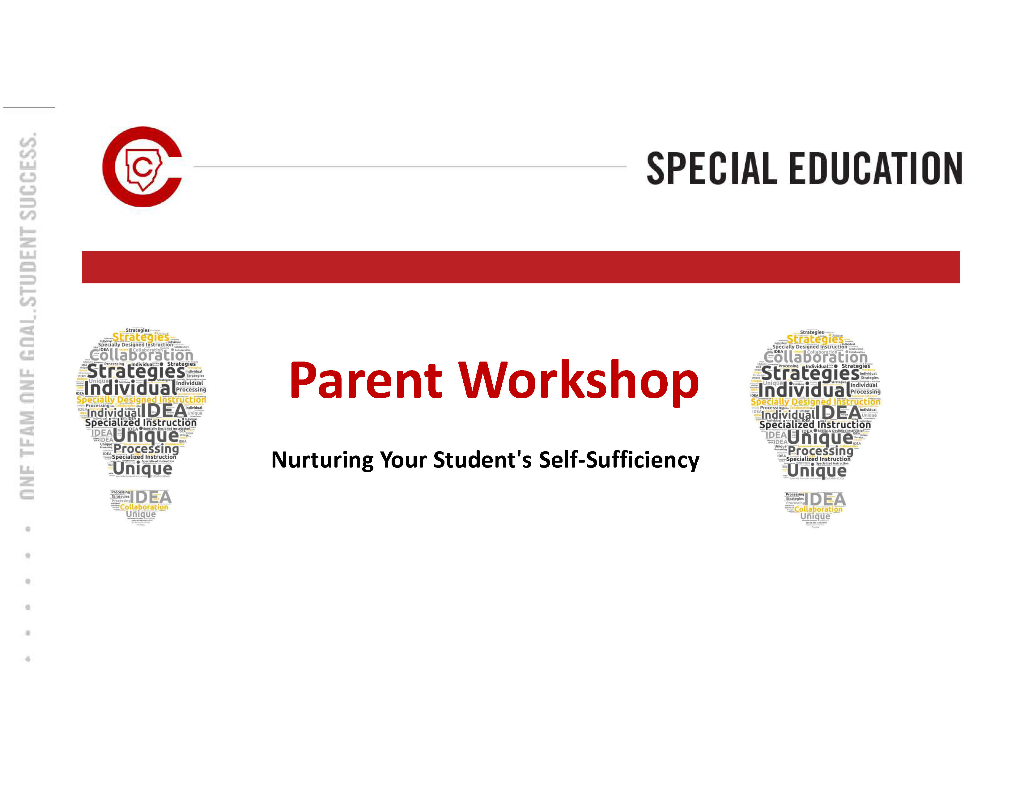 Parent Workshop: Nurturing Your Student's Self-Sufficiency