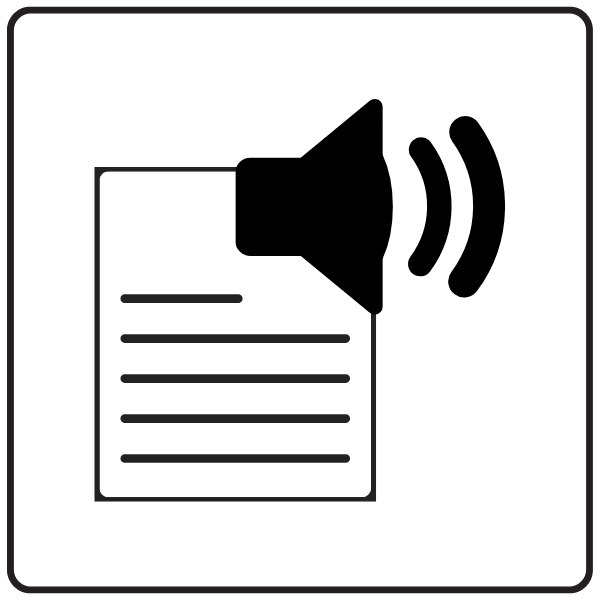 Read Aloud icon