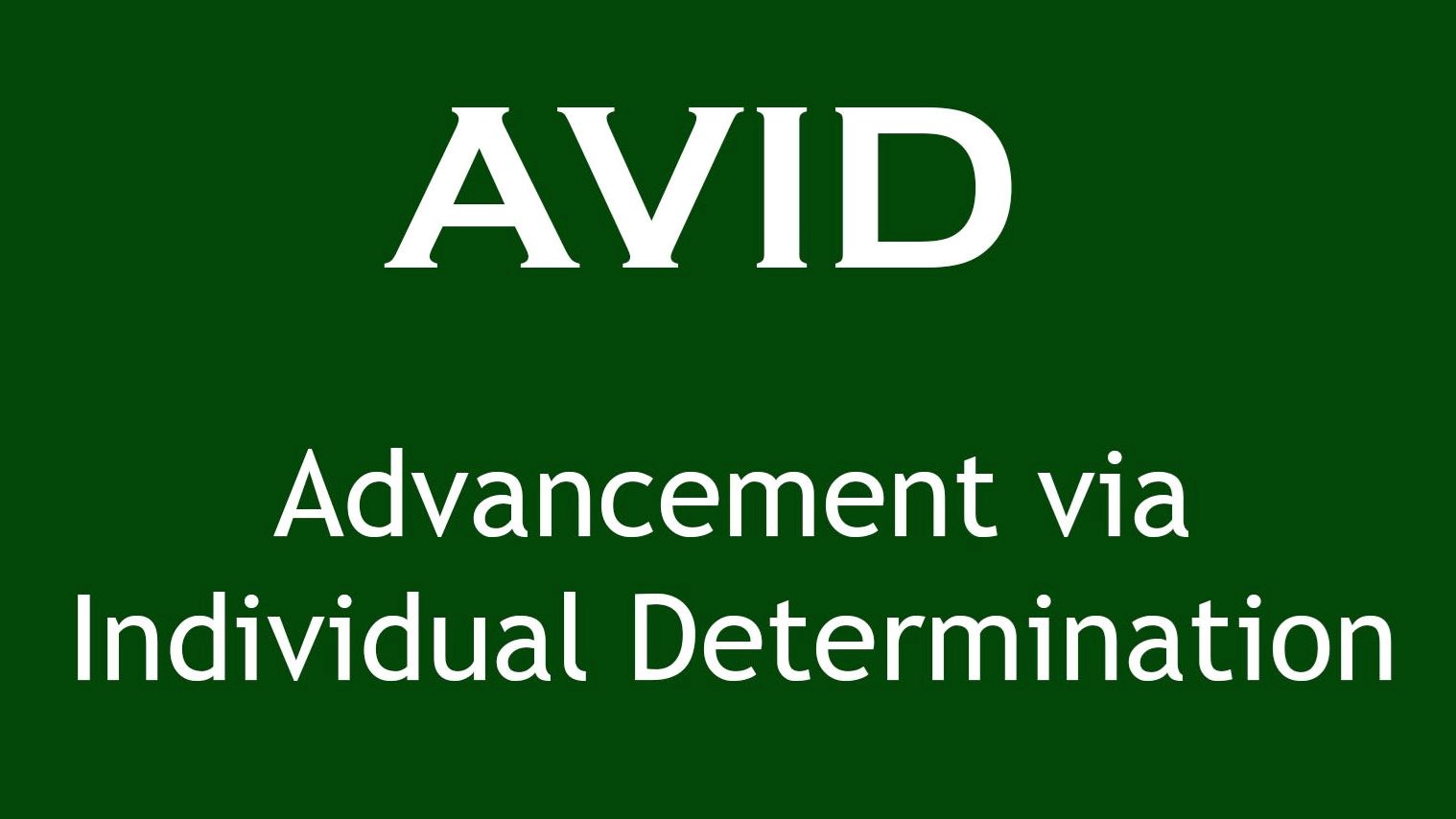 AVID: Advancement via Individual Determination
