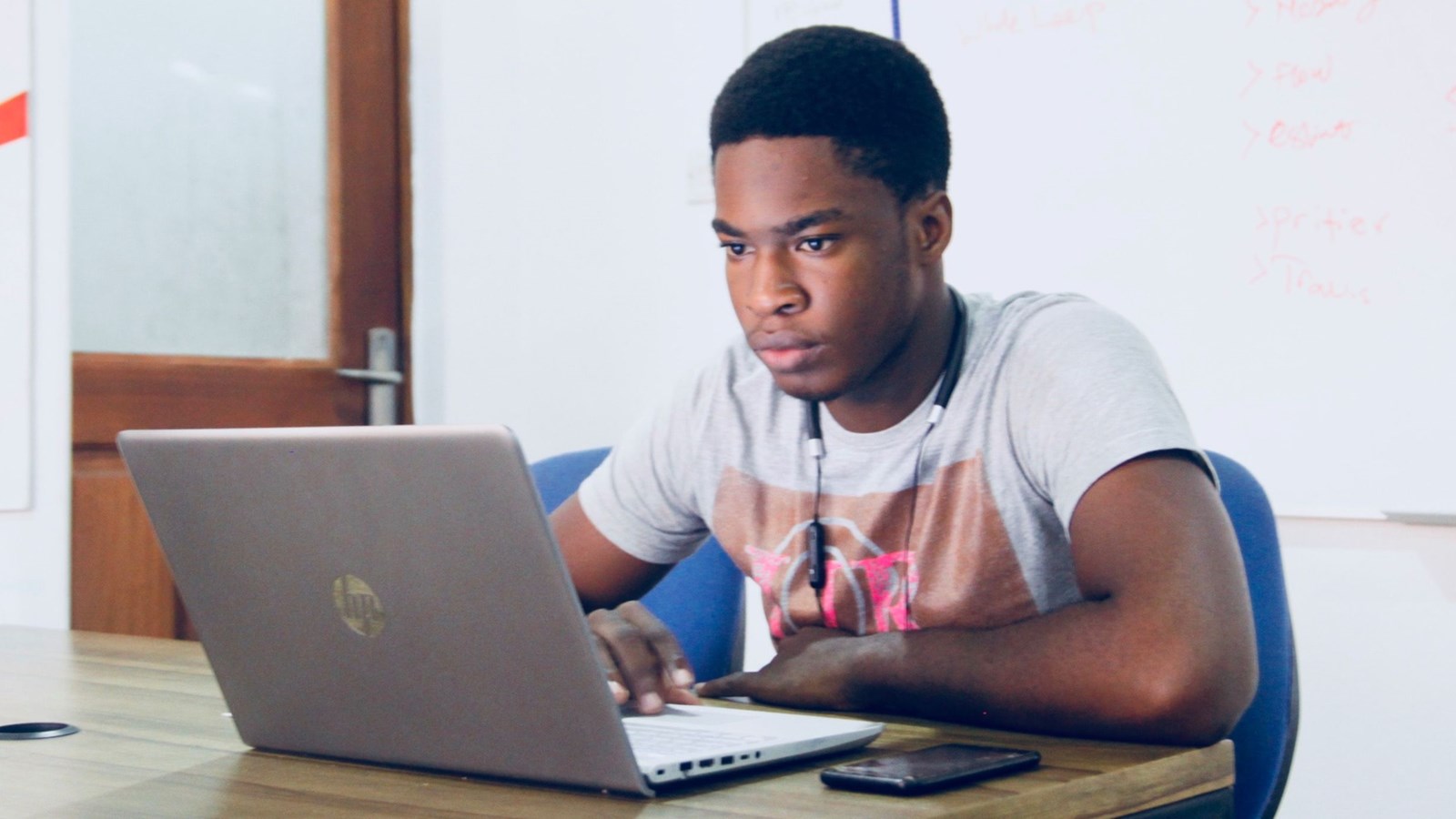 Student getting tutored