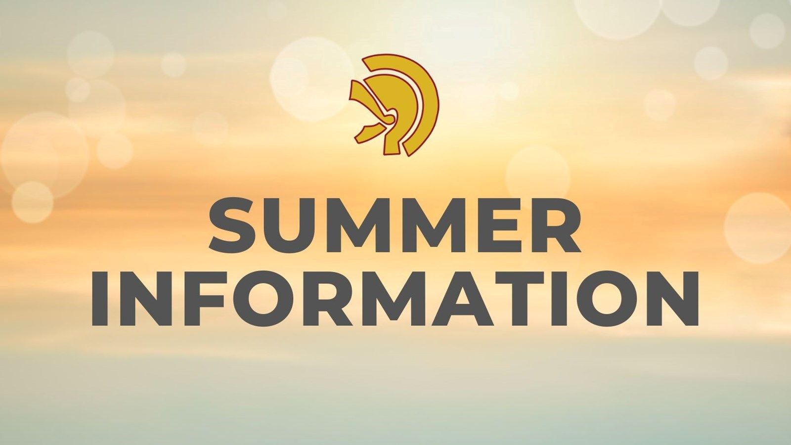 Summer Information Banner