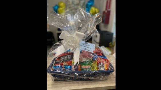 Welcome back to school basket