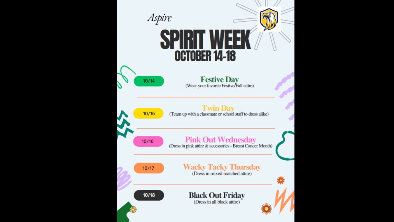 October Spirit Week