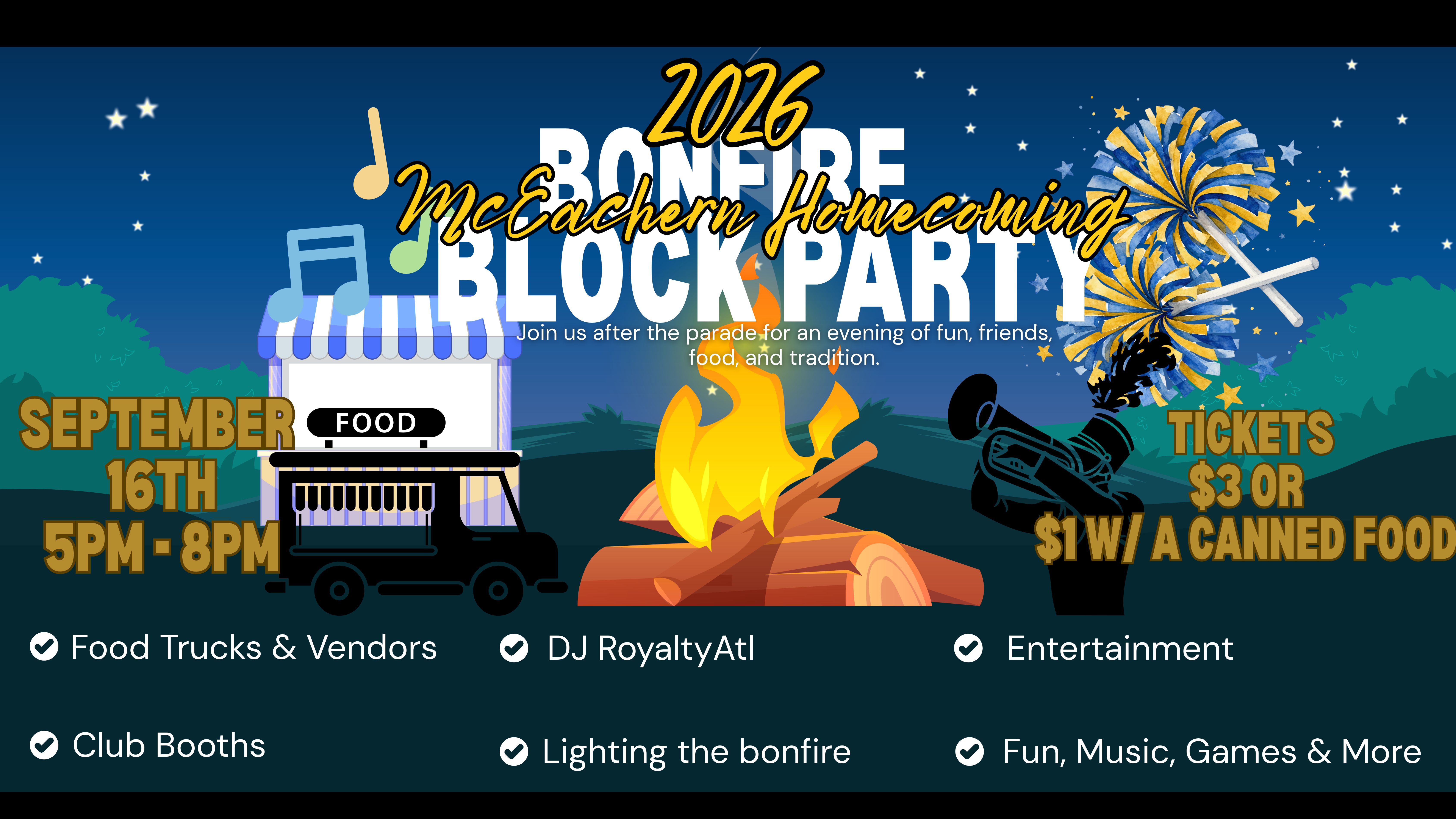 Bonfire & Block Party