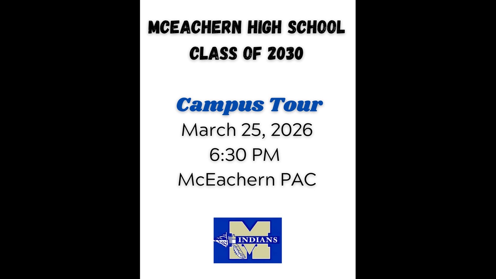 8th Grade Campus Tour Night