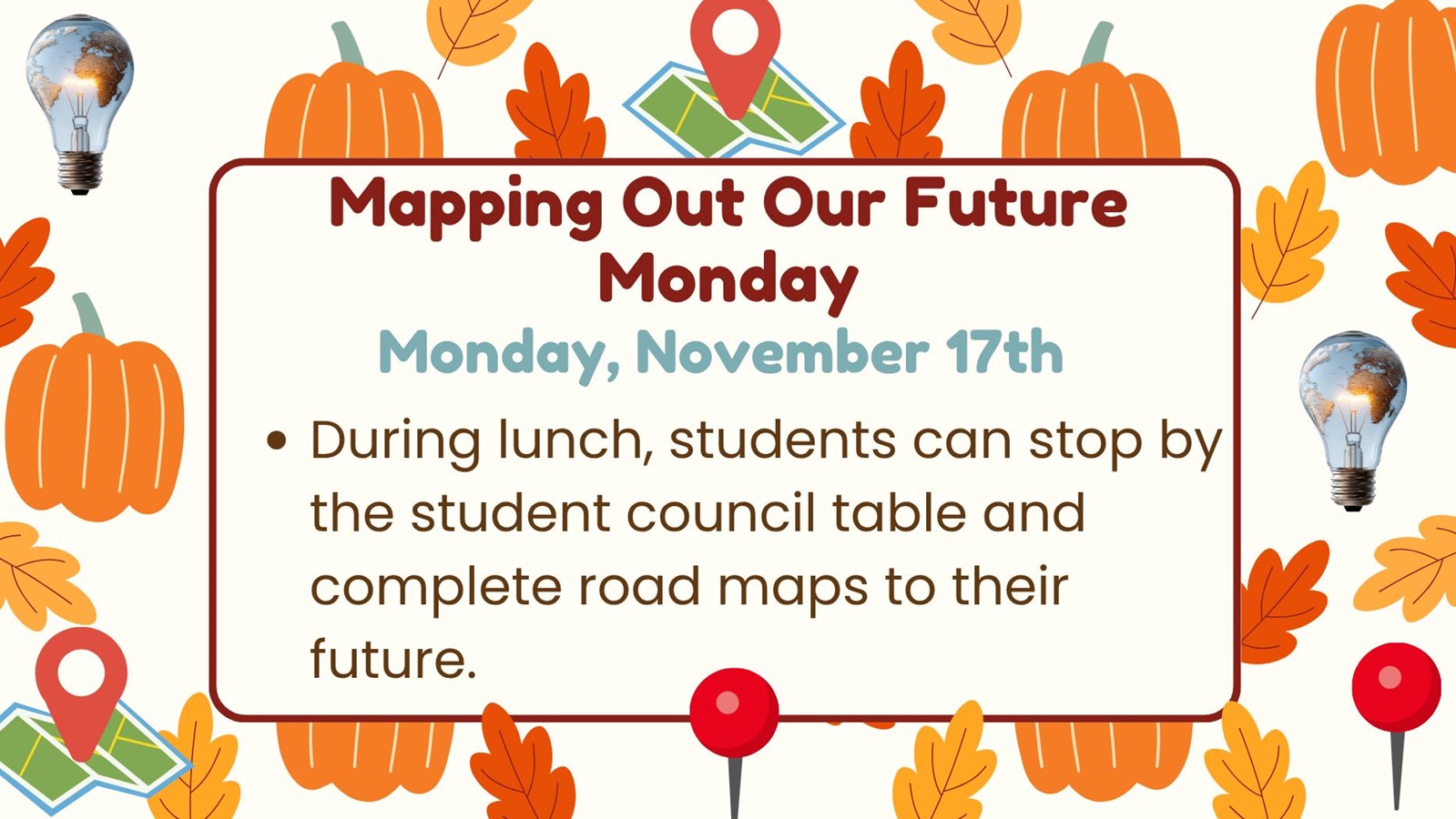 Mapping Out Our Future