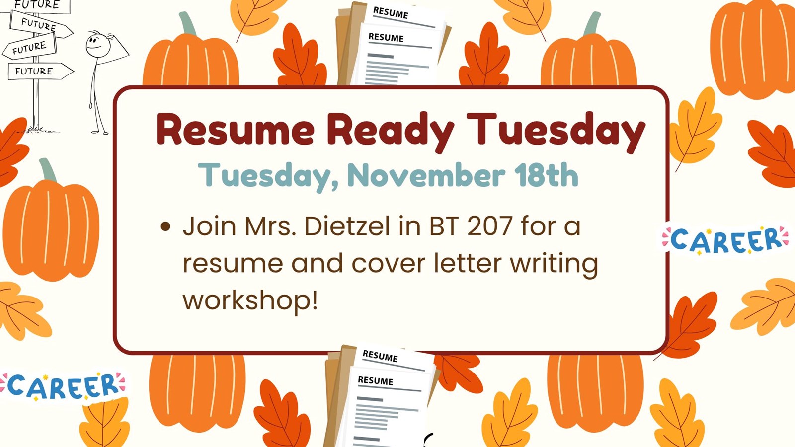 Resume Ready Tuesday