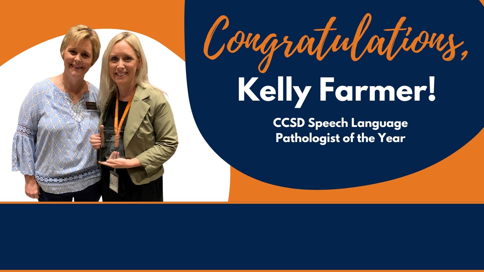 Kelly Farmer, CCSD Speech Pathologist of the Year