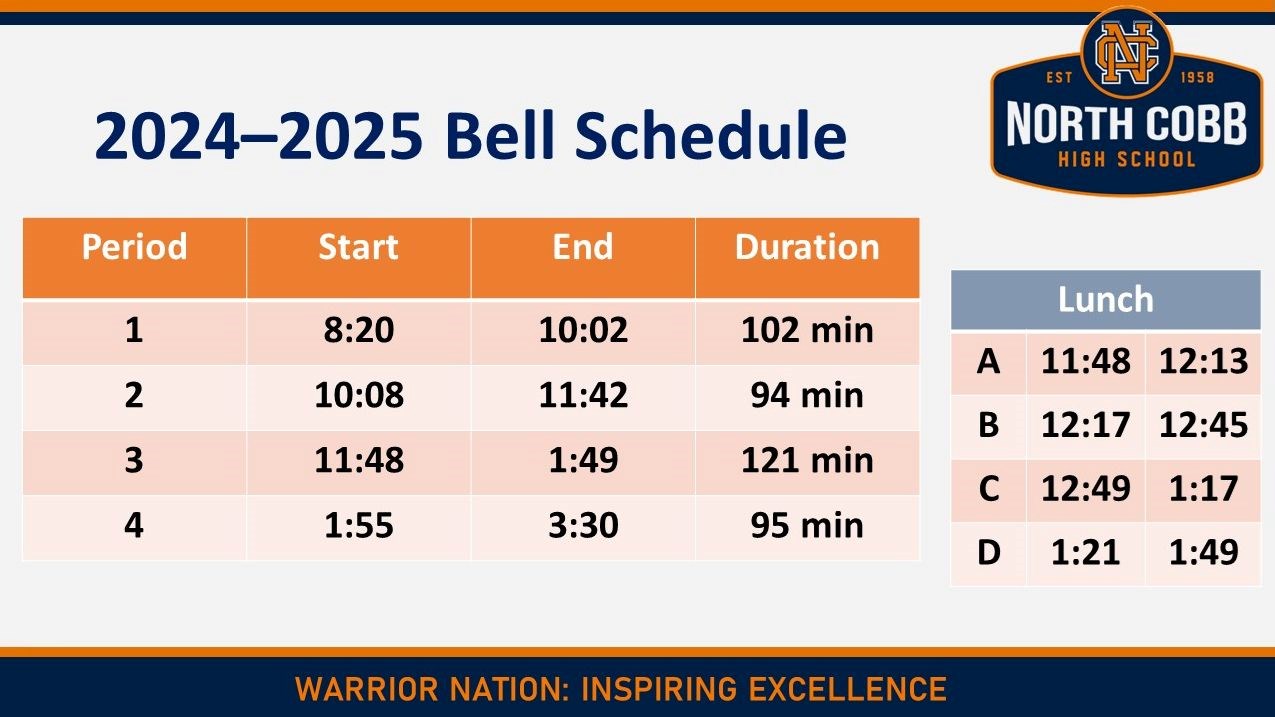 2024-25 Bell Schedule
