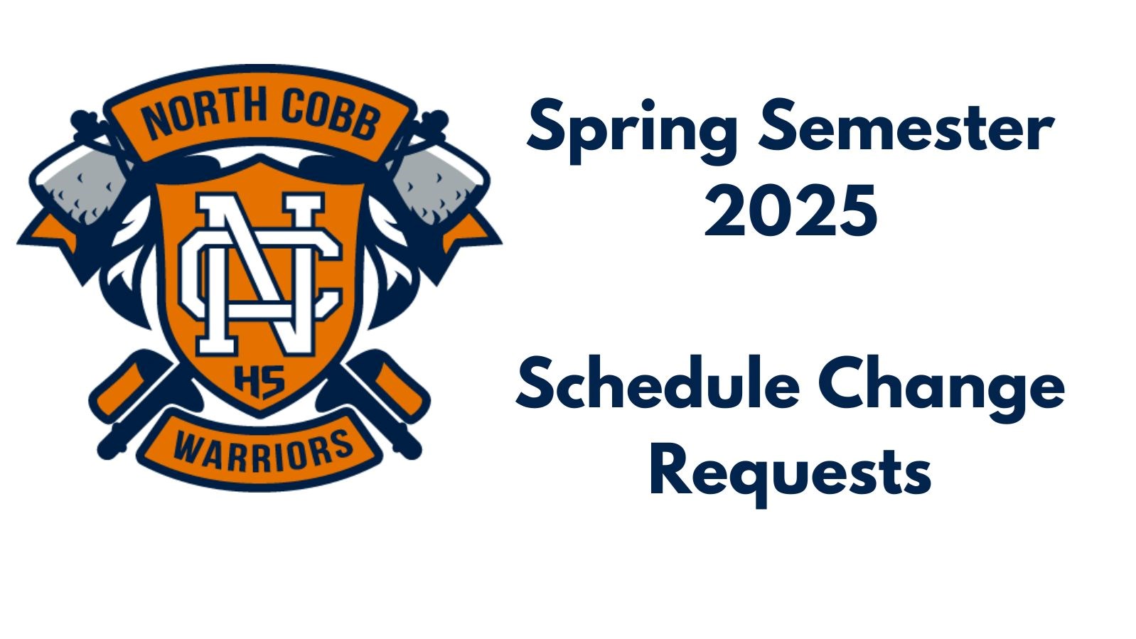 Schedule Change Spring 2025