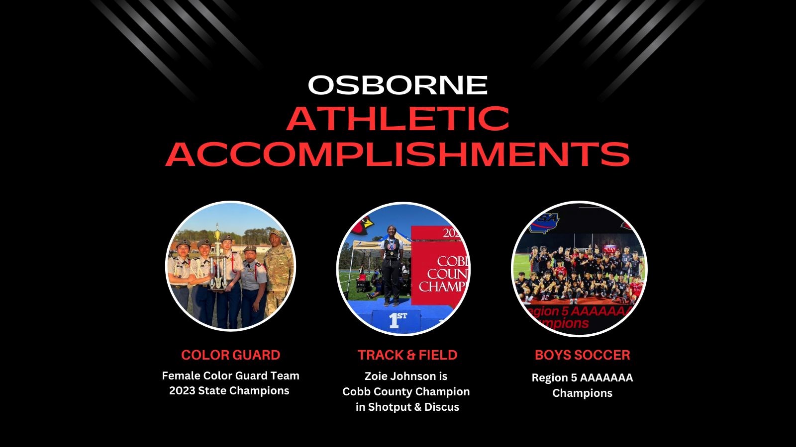 osborne athletic accomplishments
