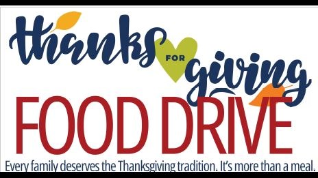 thanks for giving food drive