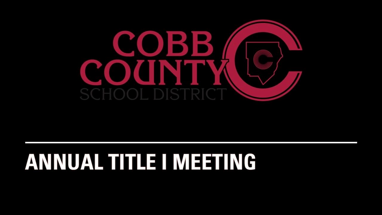 Annual Title I Meeting