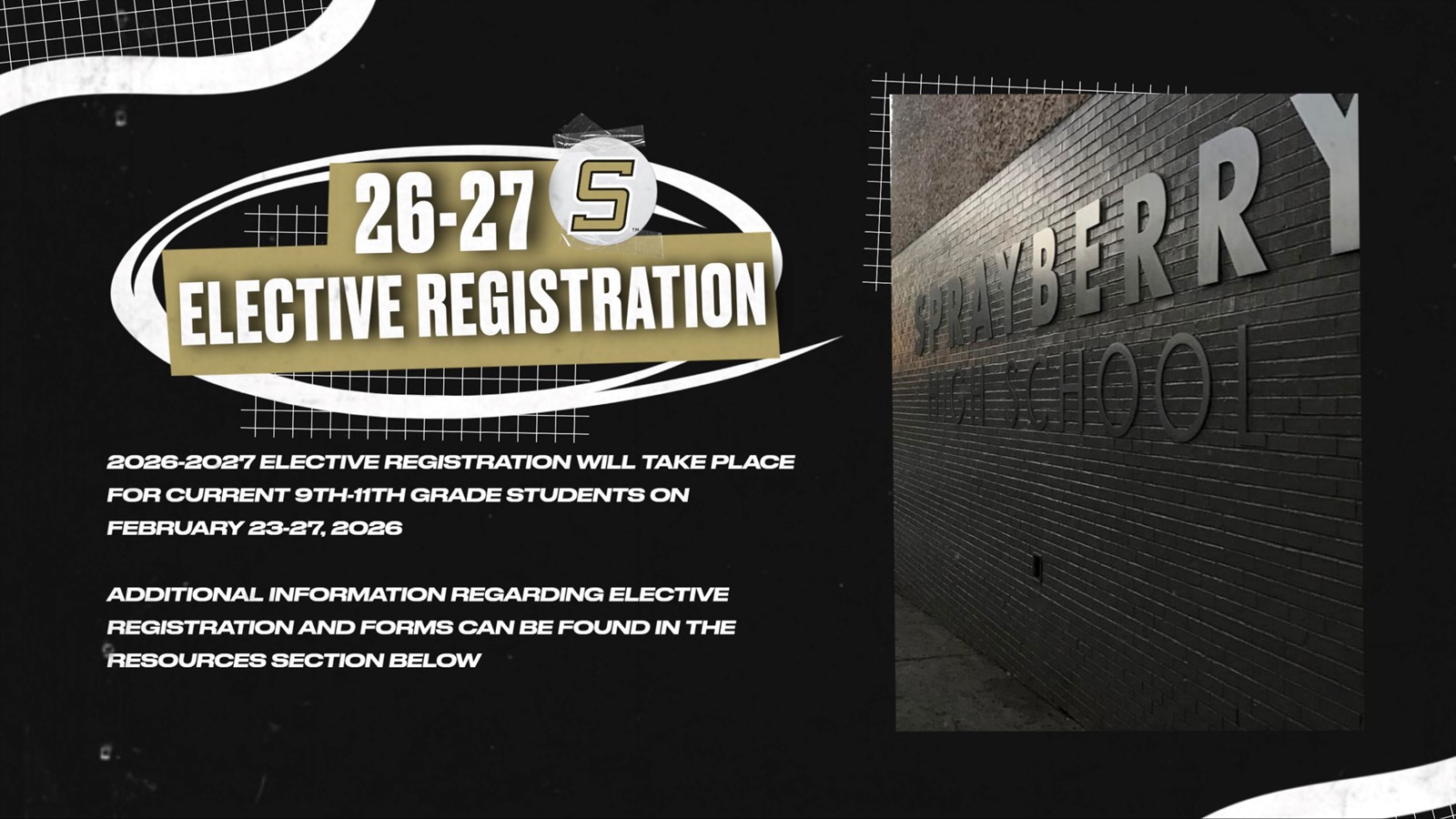 Elective Registration | 2026-2027