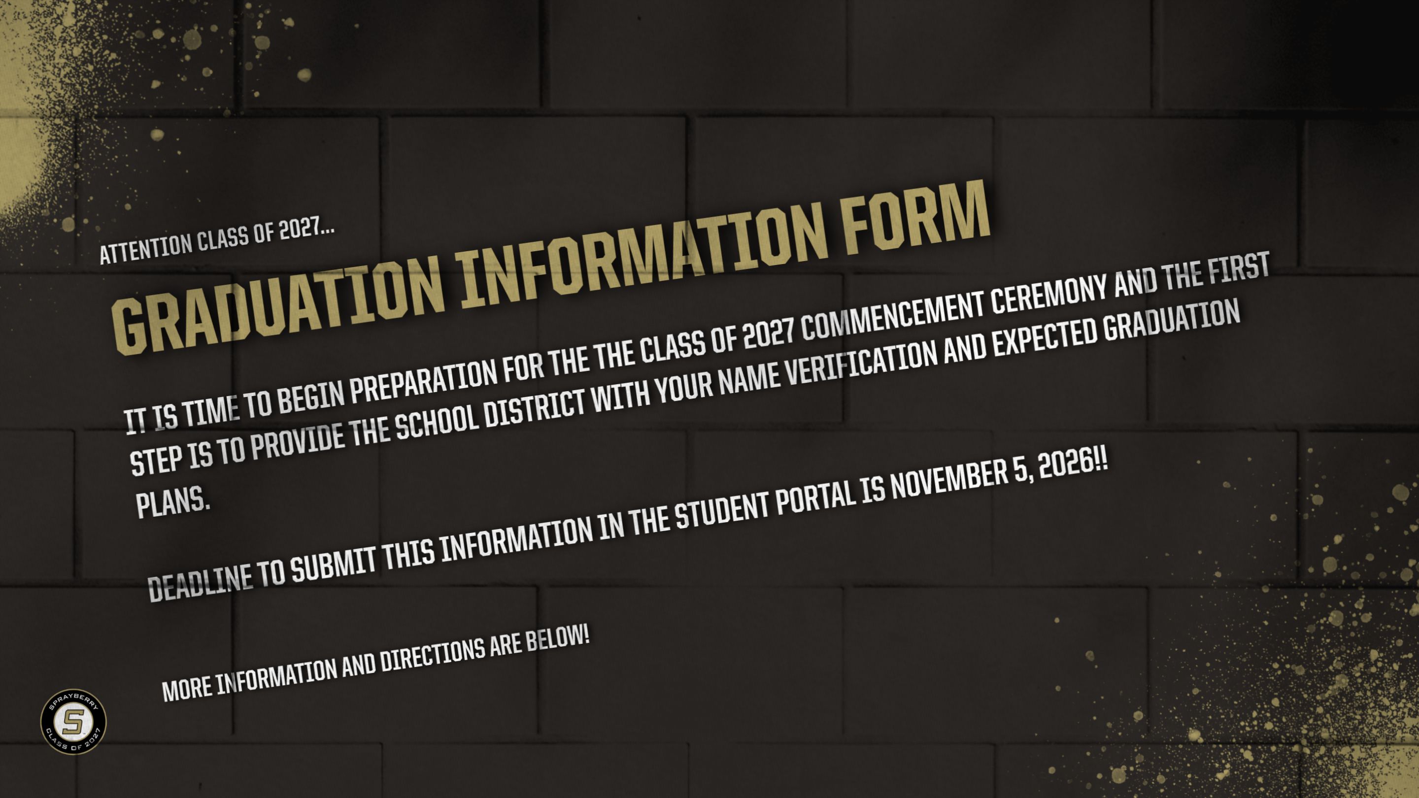 Graduation Information Form