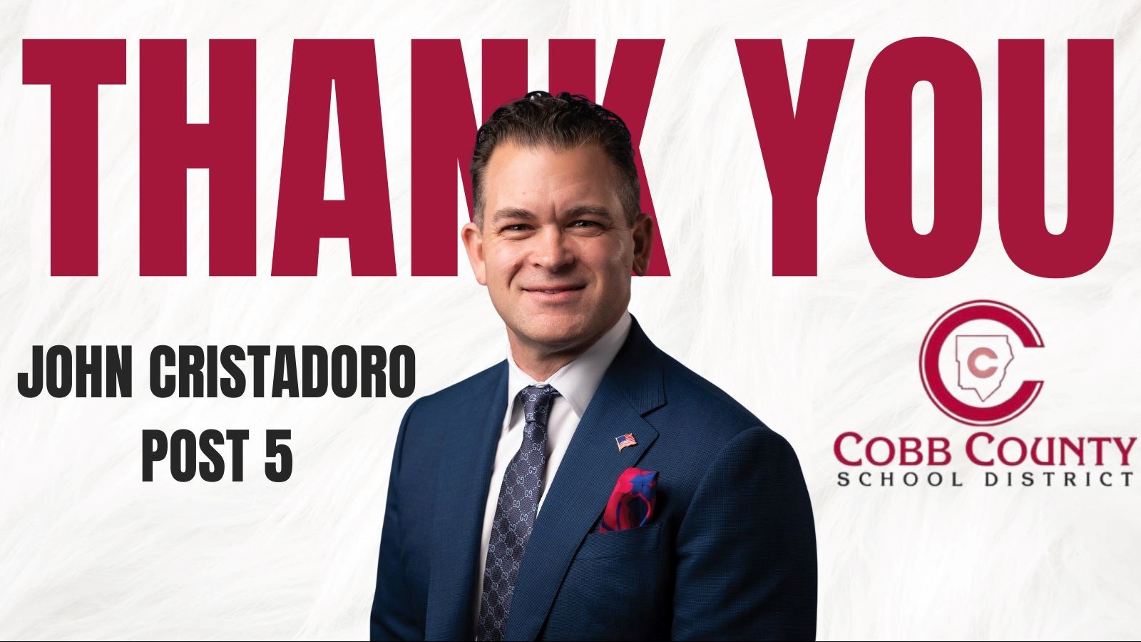 Thank You School Board Representative Cristadoro