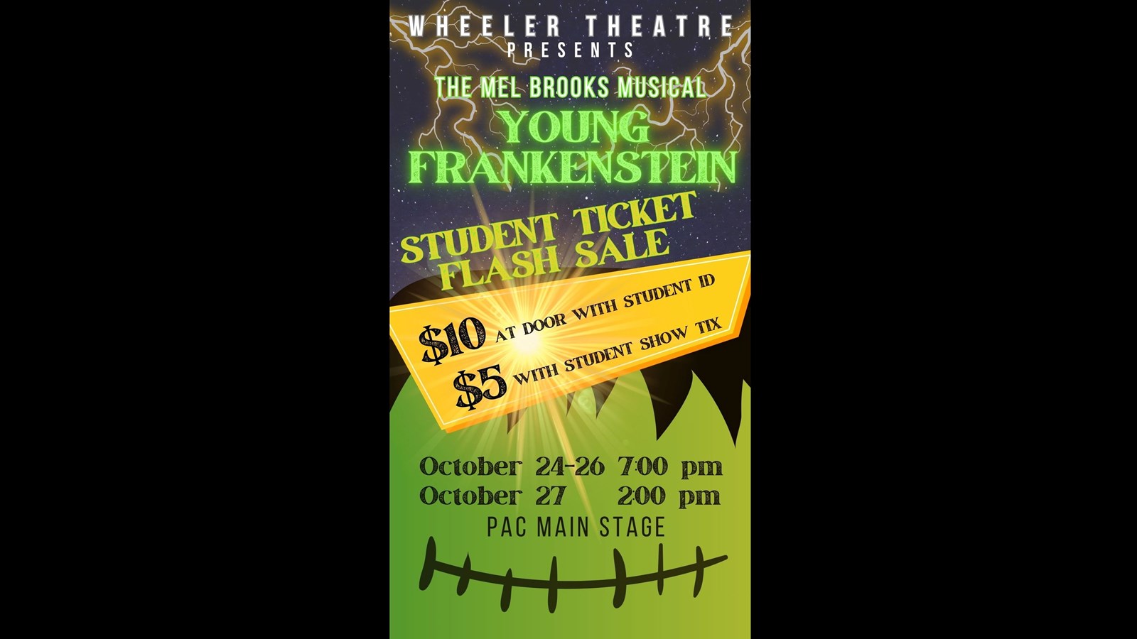 Young Frankenstein Flash Sale