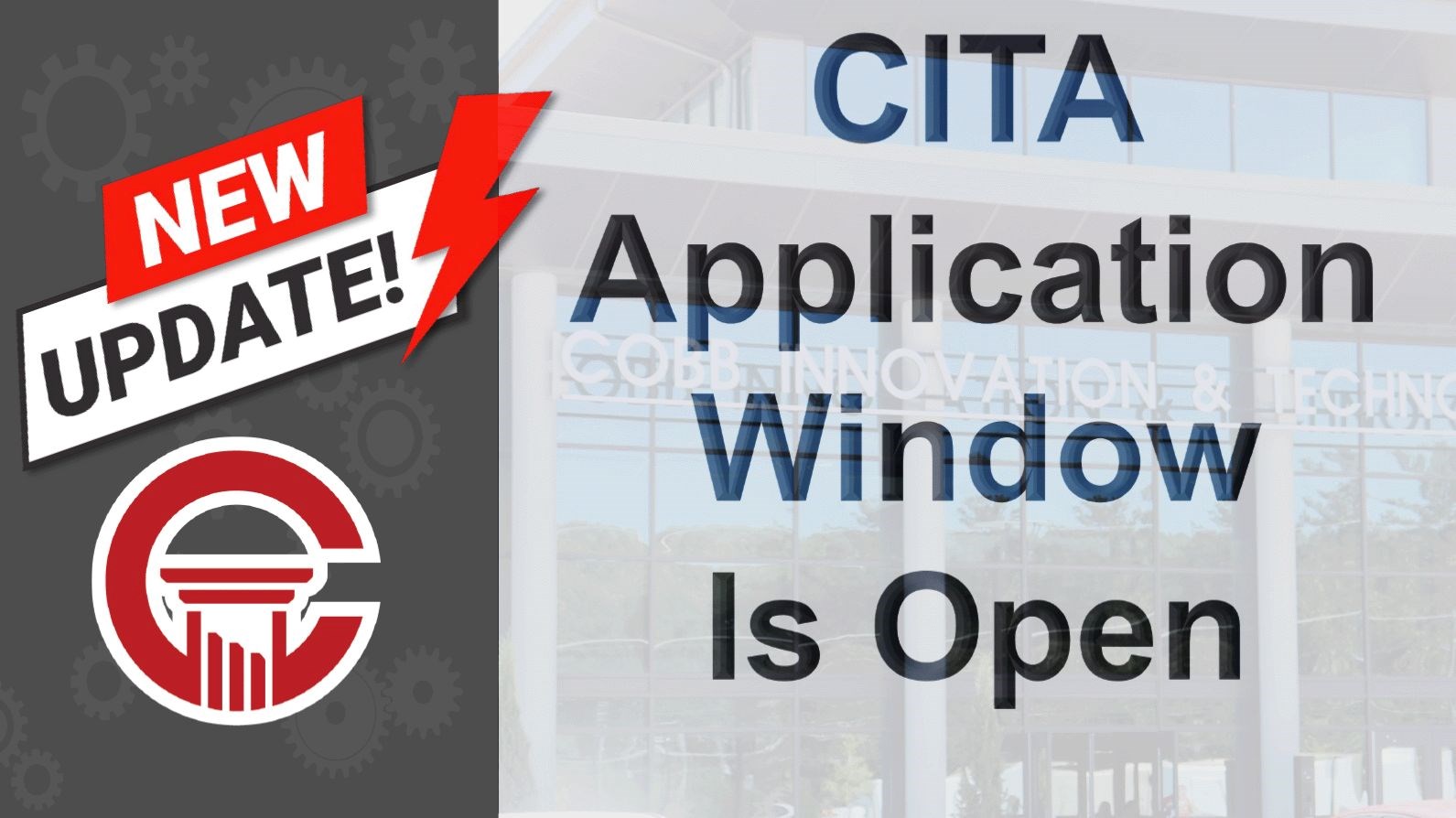 CITA application window is now open