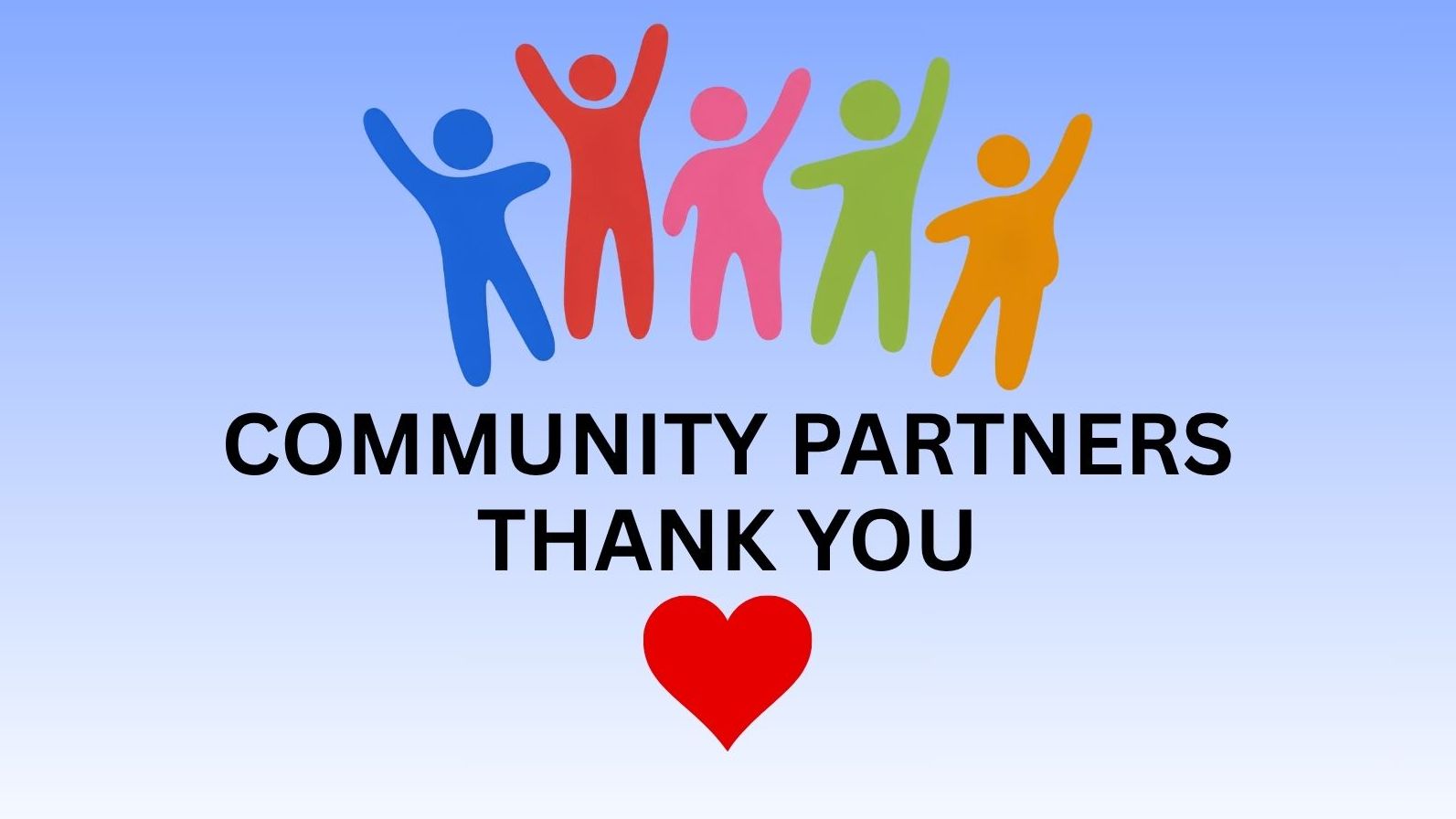 Community Partners Thank You Graphic