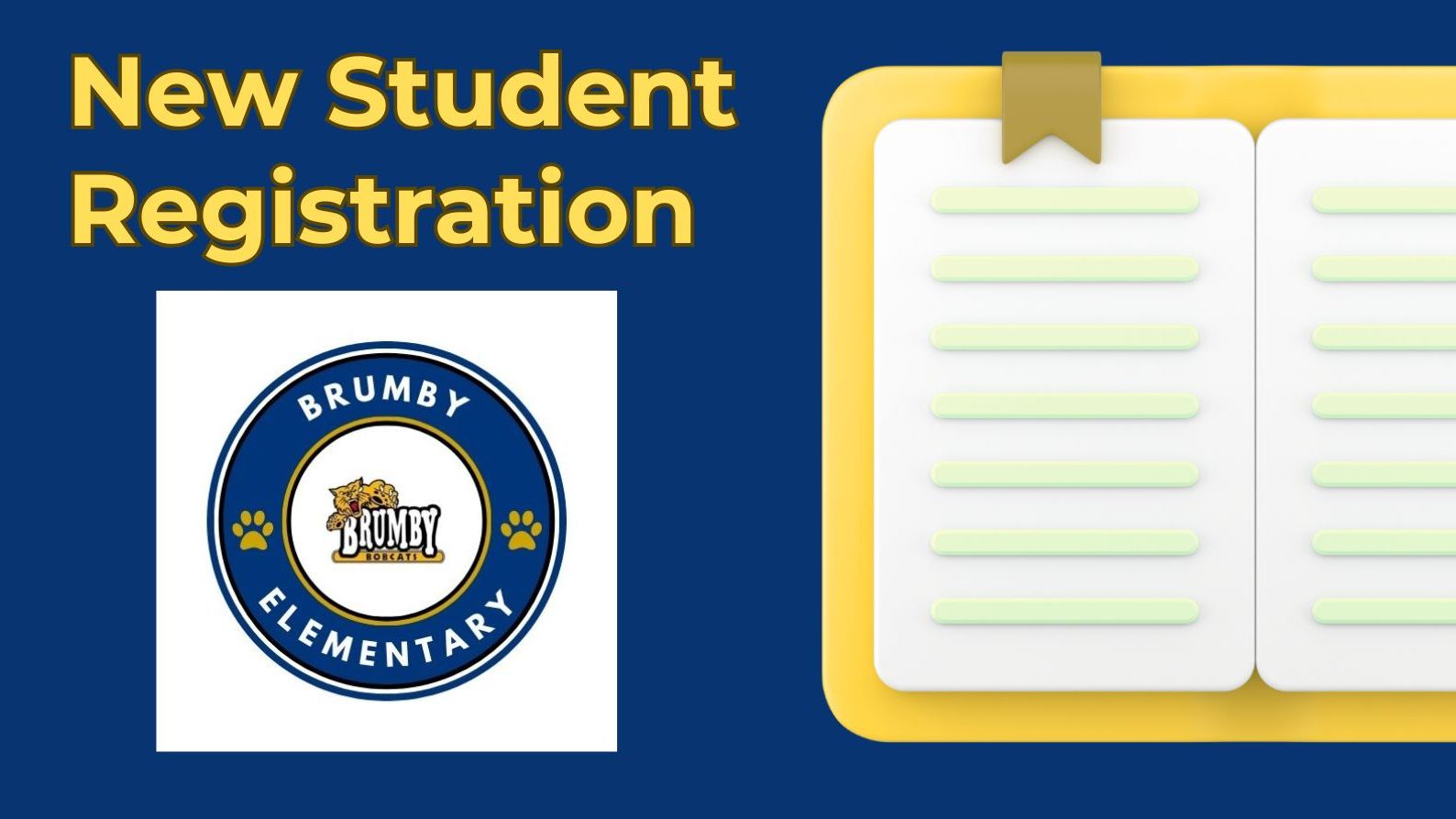 New Student Registration Graphic
