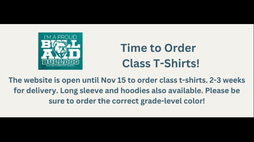 Class t-shirt carousel post