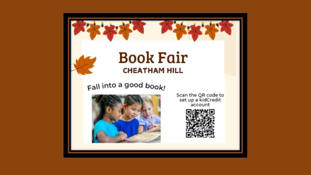 Book Fair Image with Students reading books