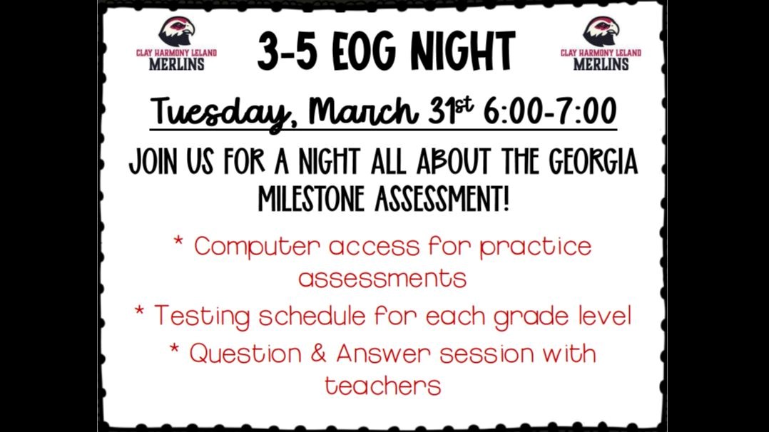 3-5 EOG Night