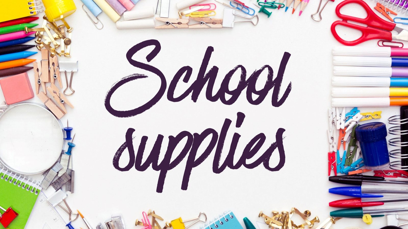 school supplies 