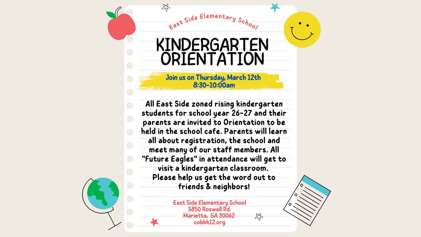 Kindergarten Orientation