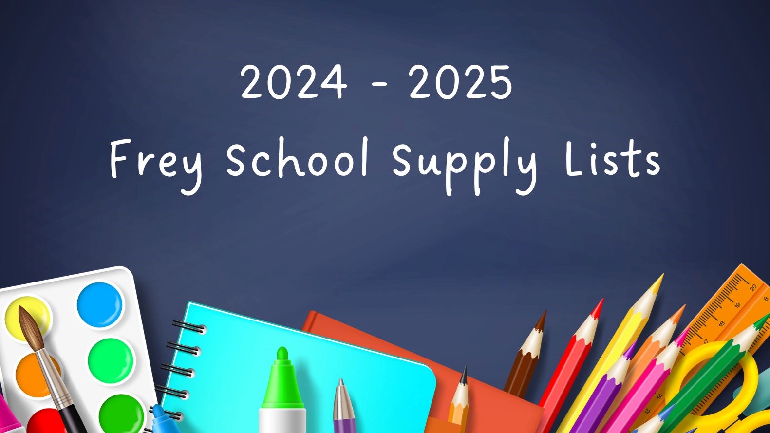 2024 2025 supply lists