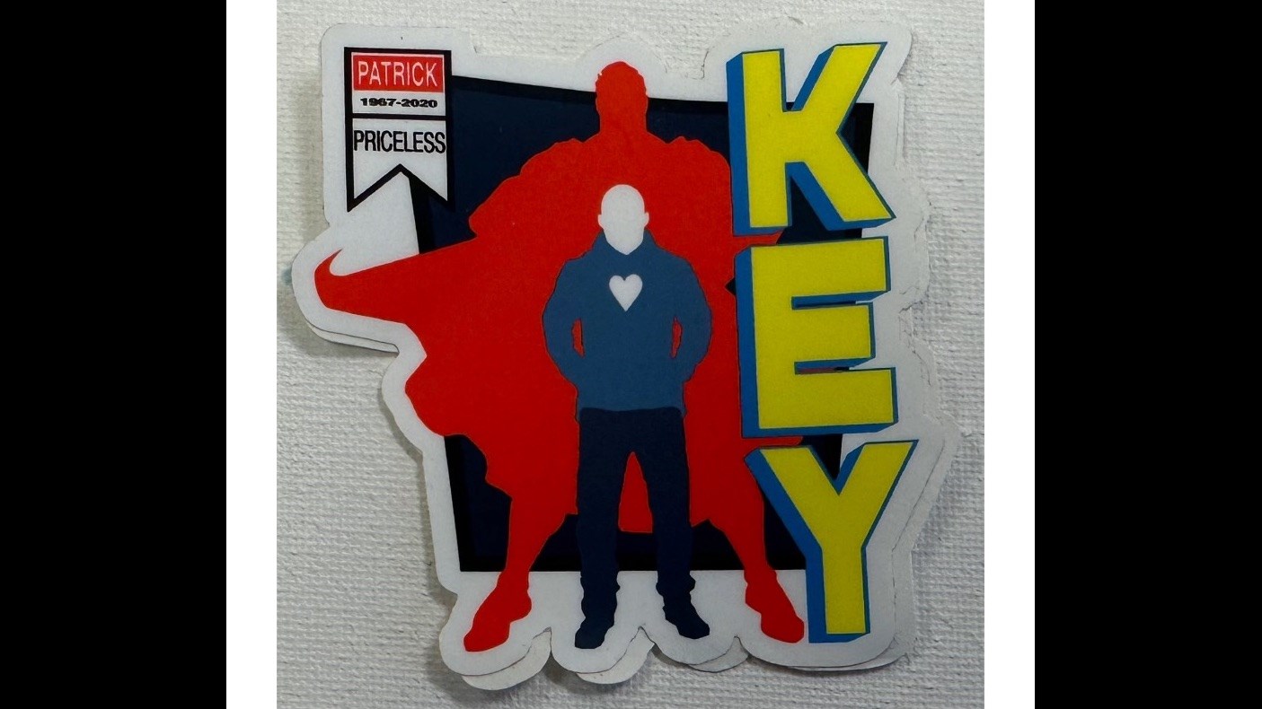 Patrick Key Sticker