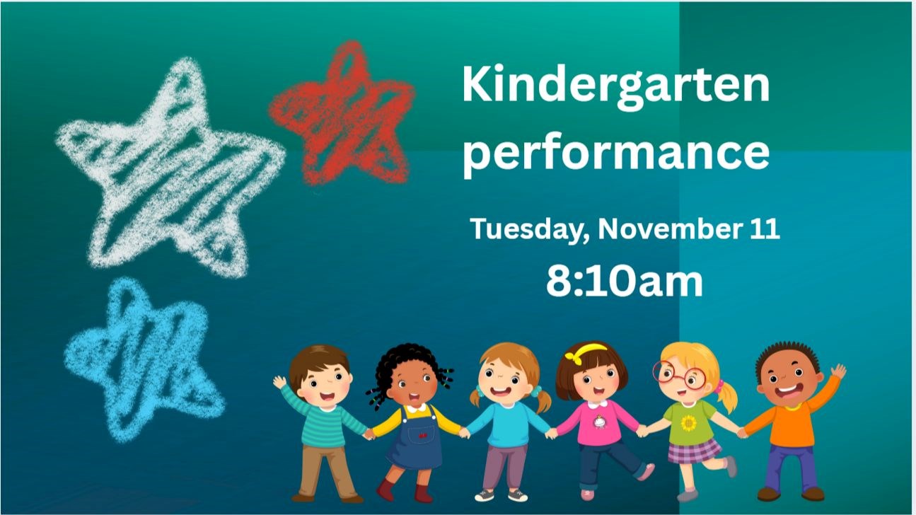 Stars with children singing - K performance Tuesday, Nov 11 8:10am