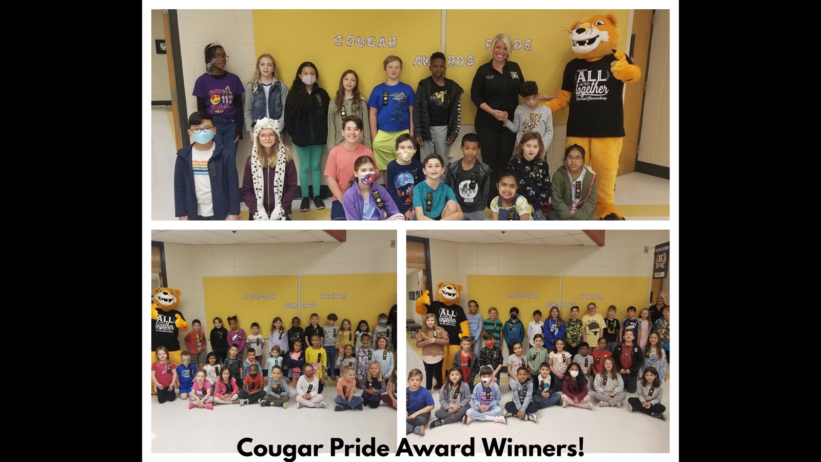 Cougar Pride Award Winners