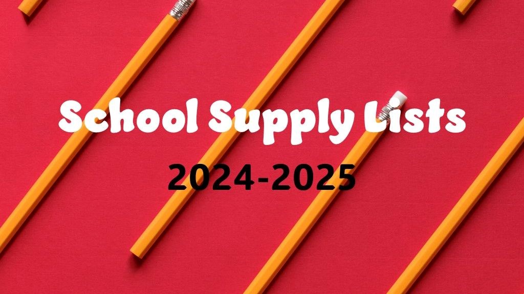 school supply list cover