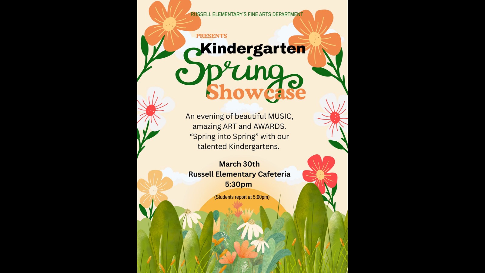 Kindergarten Spring Showcase March 2026
