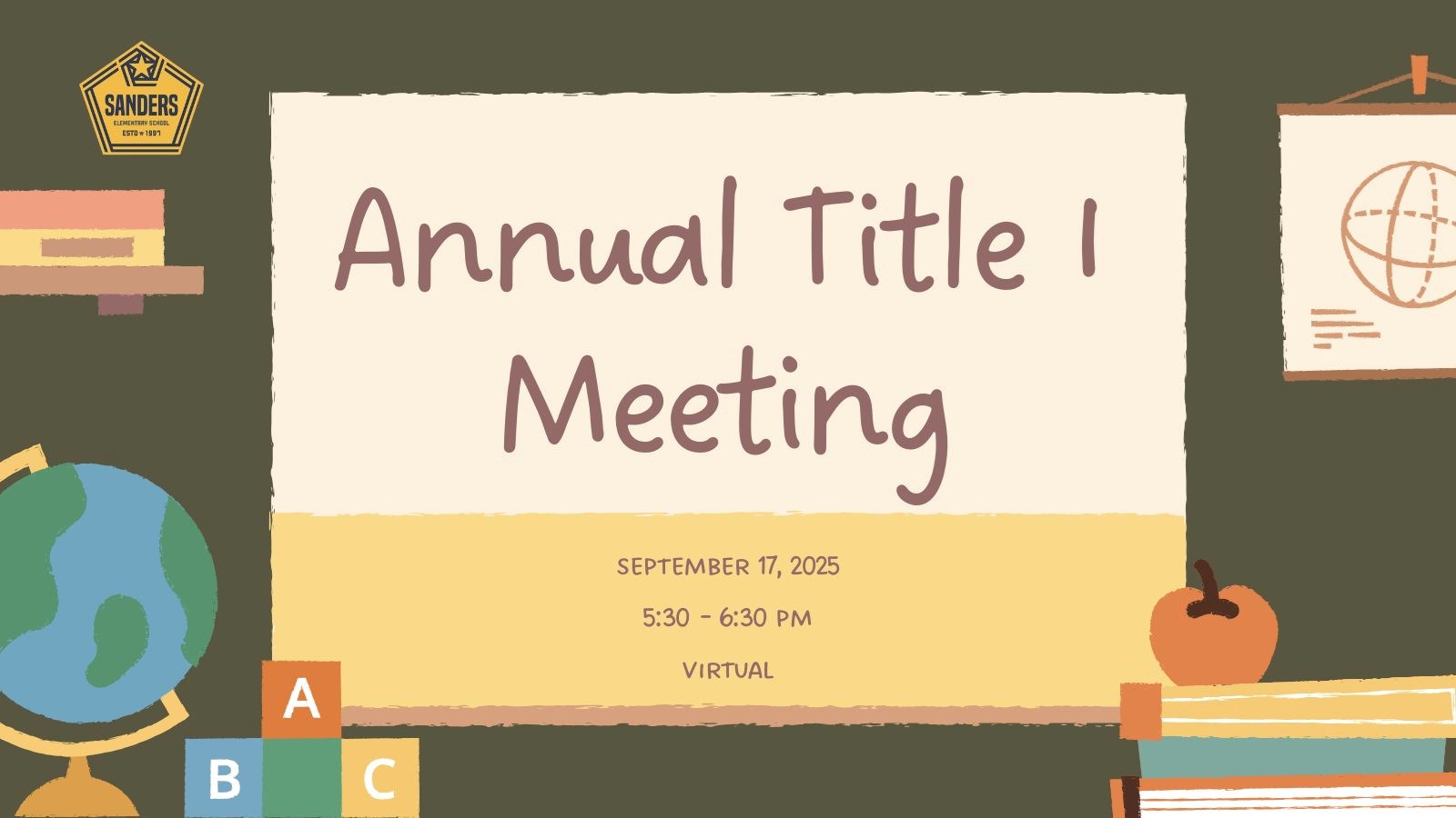 Annual Title I Meeting 