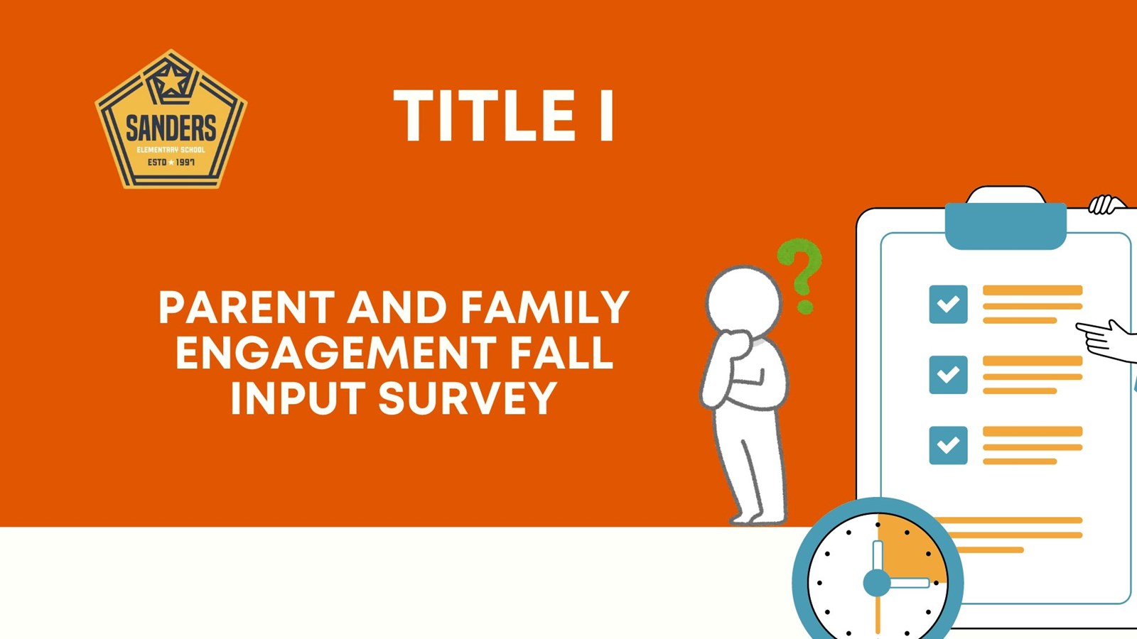 Title I Parent and Family Engagement Fall Input Survey 