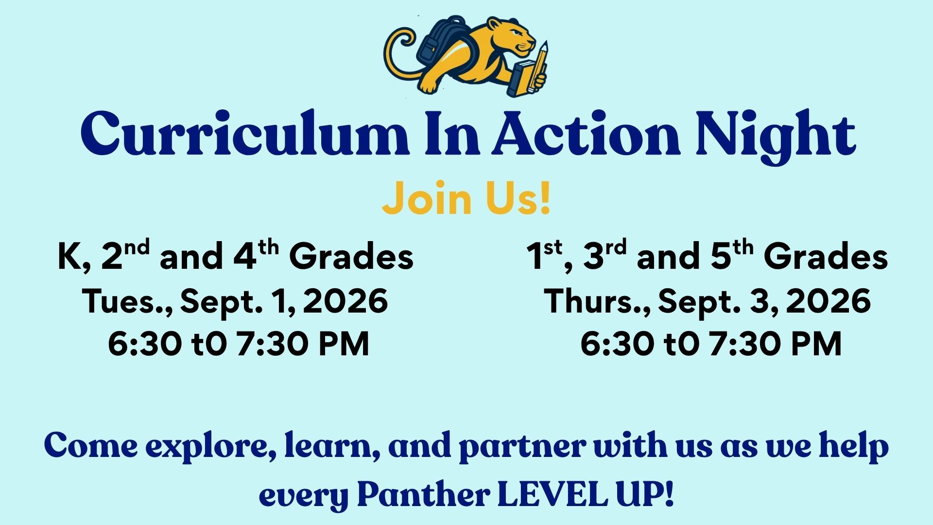 Curriculum in Action night