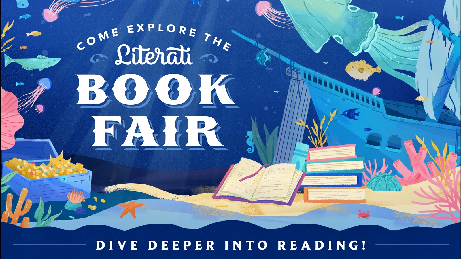 Literati Book Fair. Dive Deeper Into Reading