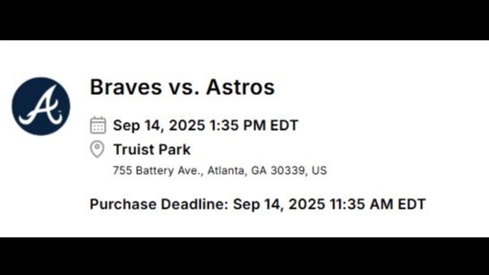 SES Braves Game Information 