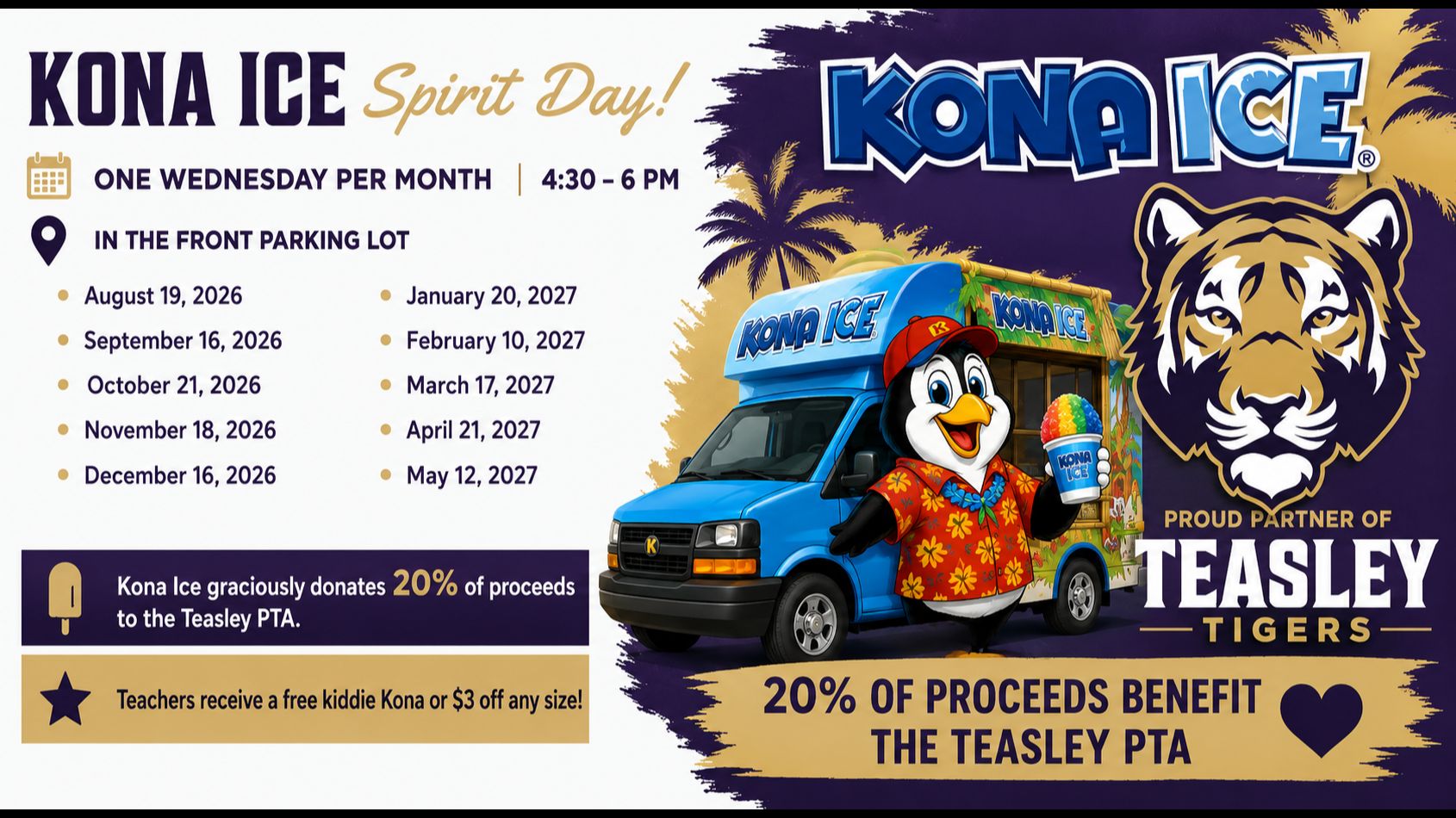 Kona Ice Spirit Day