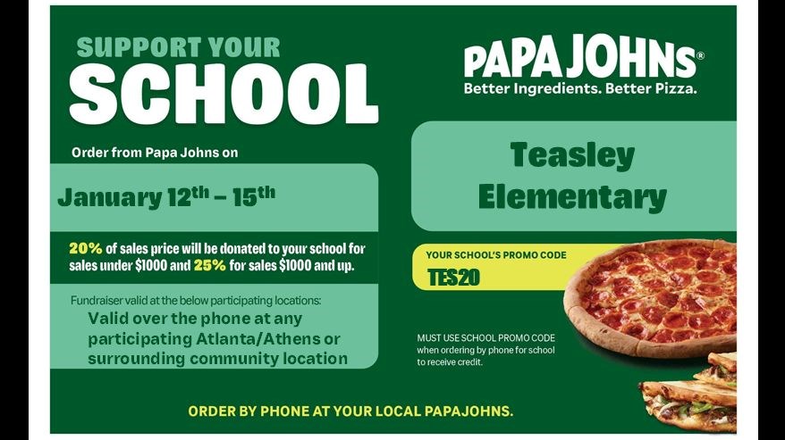 Papa Johns Spirit Week