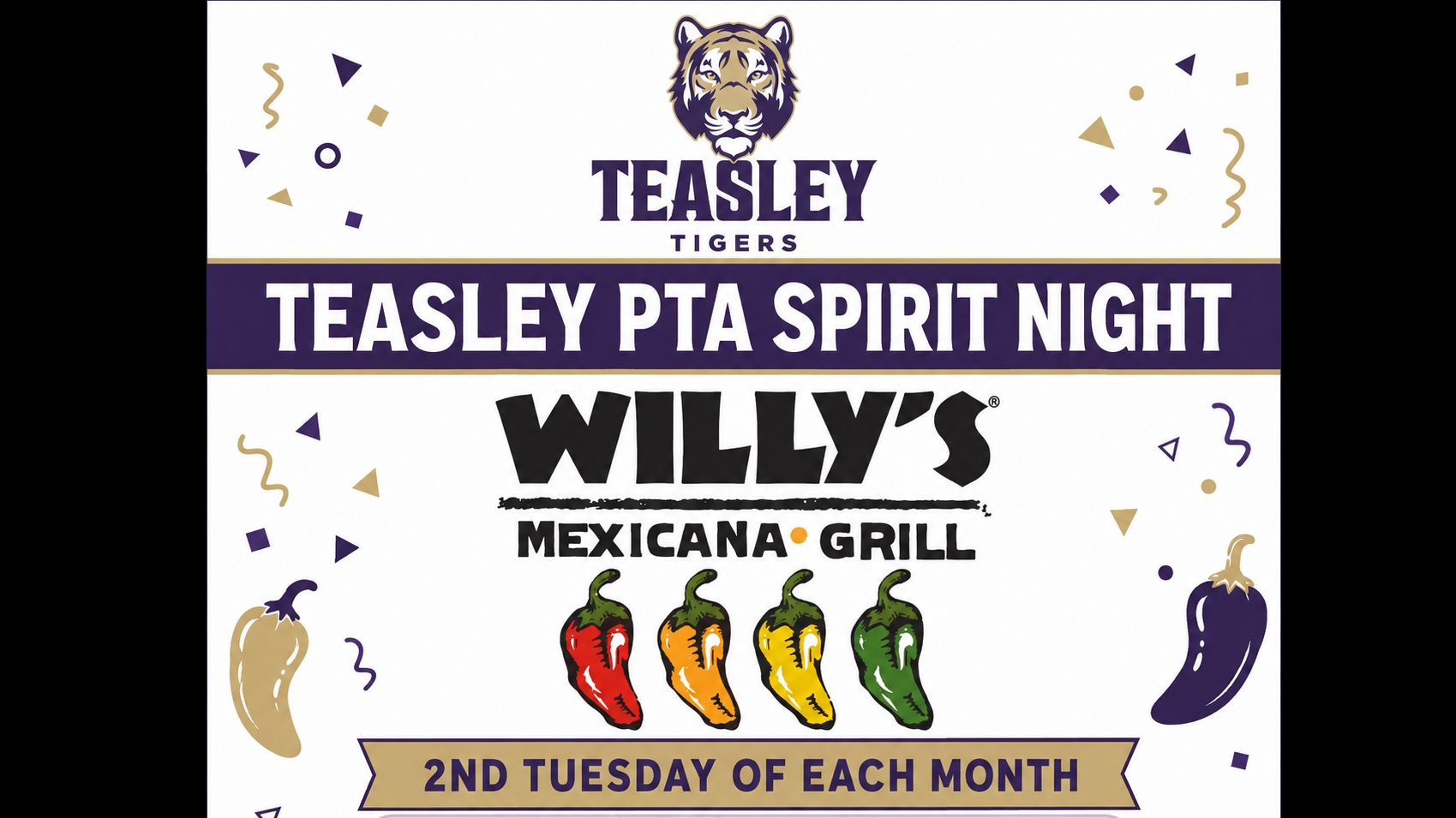 Willy's Mexicana Grill Spirit Night