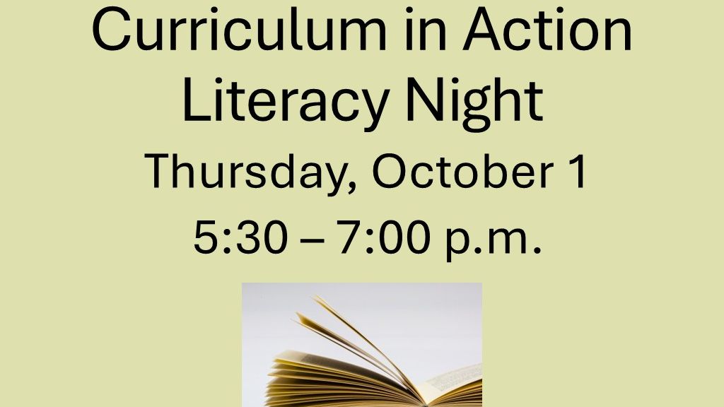 Curriculum in Action Literacy Night