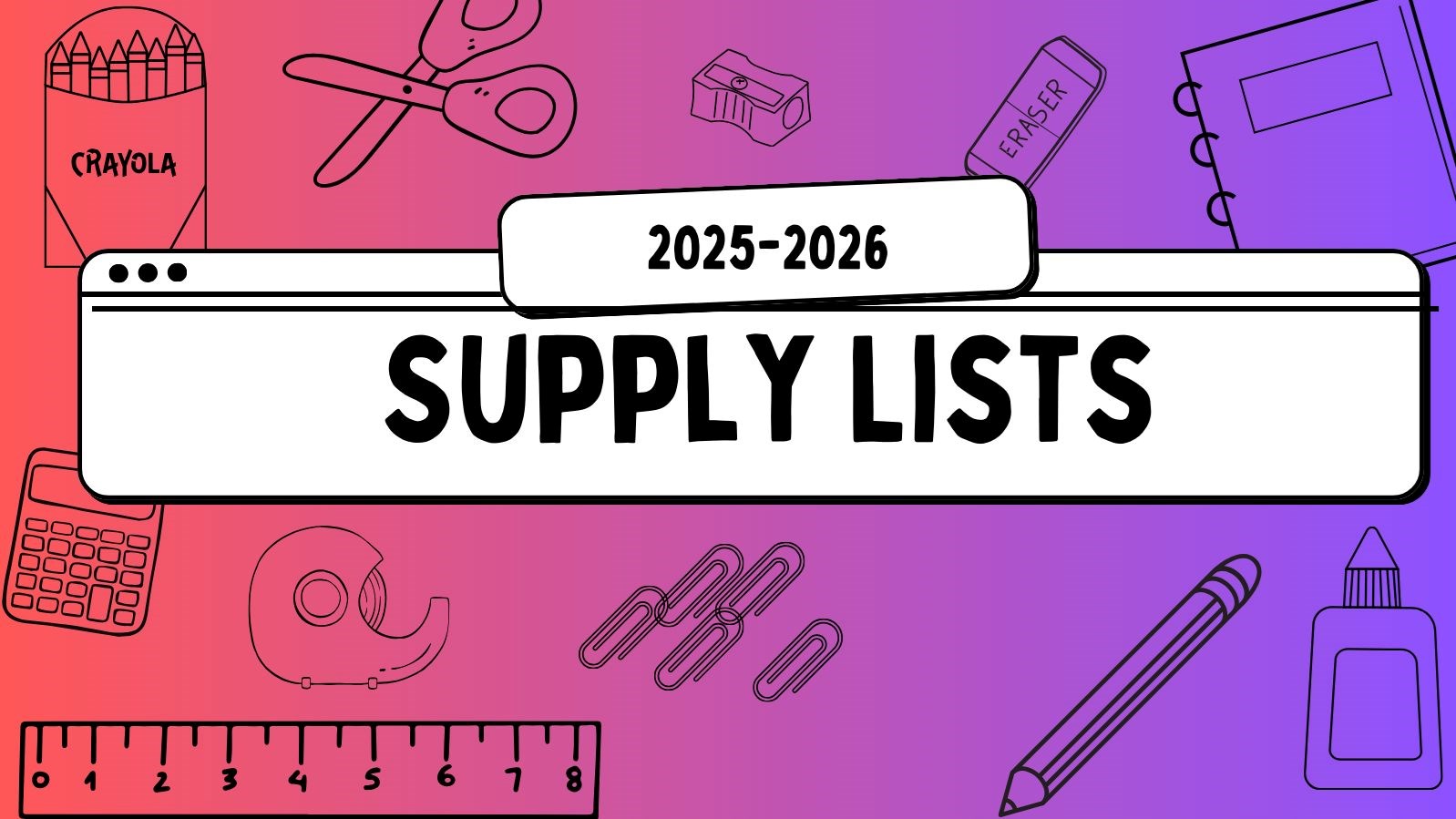supply list graphic